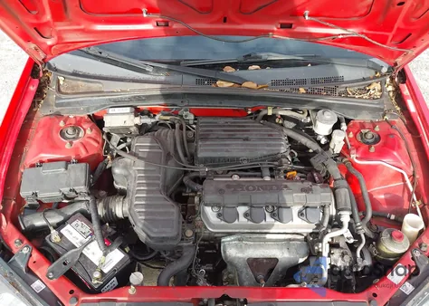 2003 Honda Civic Lx z USA, uszkodzony, nr VIN 1HGEM21553L045035